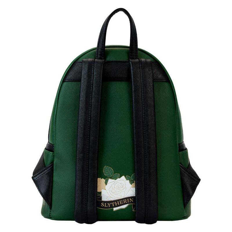 Imagen 4 de Mochila Slytherin House Floral Harry Potter Loungefly 26Cm