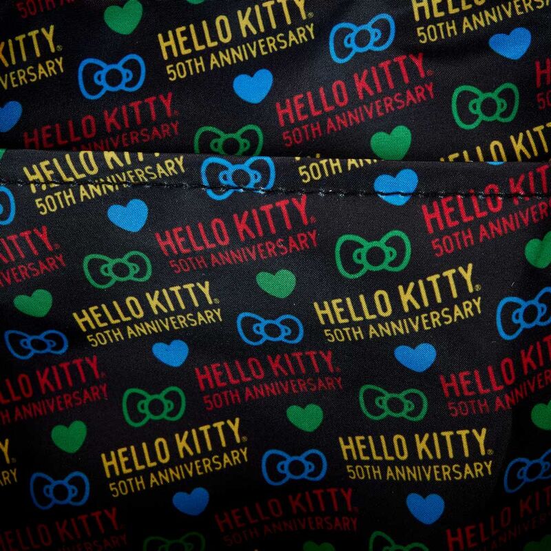 50. Jahrestag Hello Kitty Loungefly Rucksack 24 cm