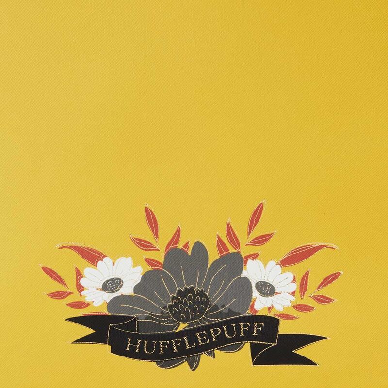 Imagen 5 de Mochila Hufflepuff House Floral Harry Potter Loungefly 26Cm