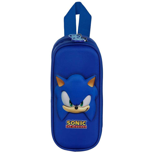 Imagen 1 de Portatodo 3D Face Sonic The Hedgehog Doble