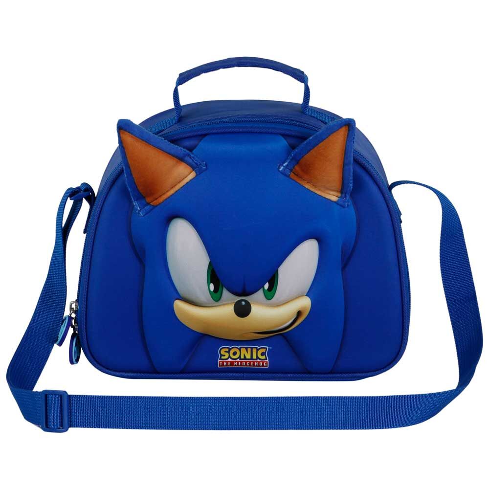 Imagen 1 de Bolsa Portameriendas 3D Face Sonic The Hedgehog