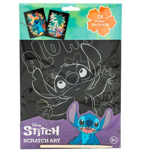Imagen 1 de Set Papeleria Scratch Art Stitch Disney