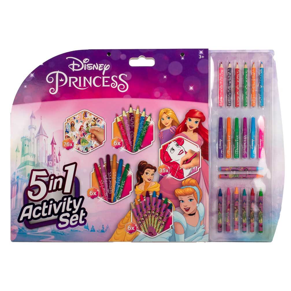 Imagen 1 - Set Actividades 5 En 1 Princesas Disney