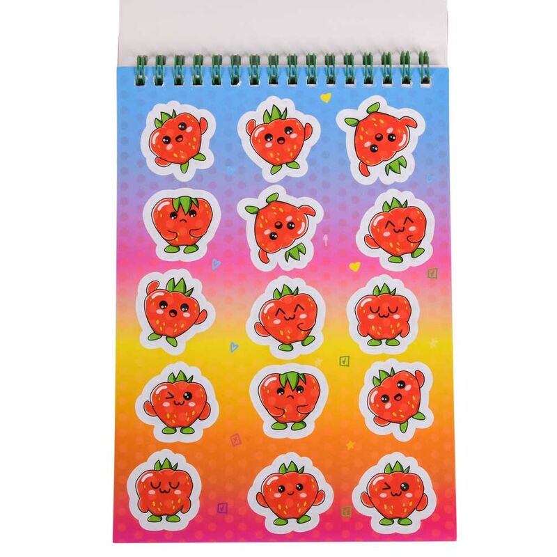 Imagen 3 - Libreta + Pegatinas Perfumadas Frutas