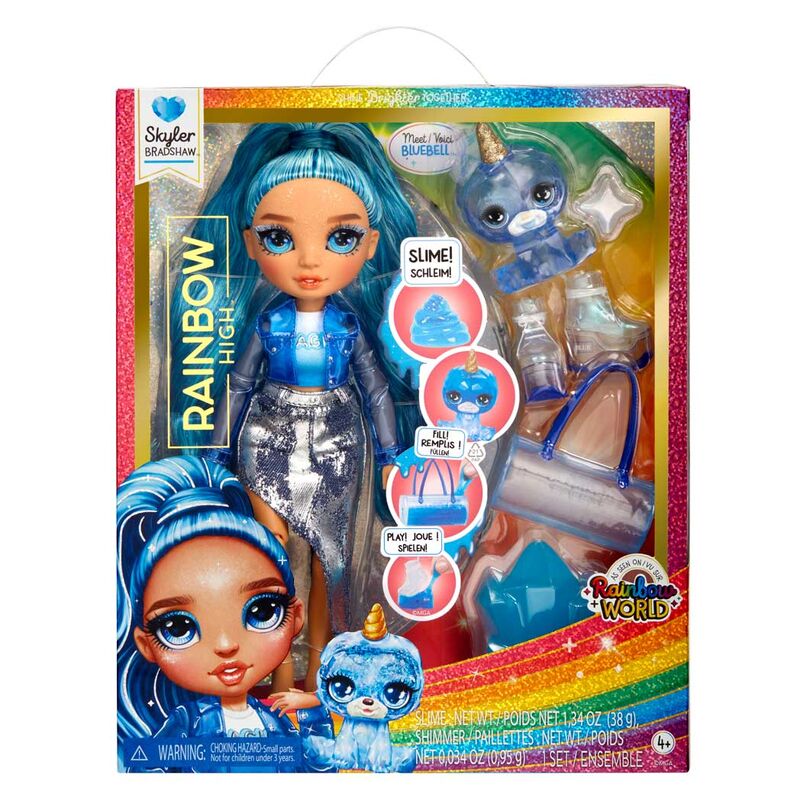 Imagen 1 - Muñeca Skyler Rainbow World Rainbow High 25Cm