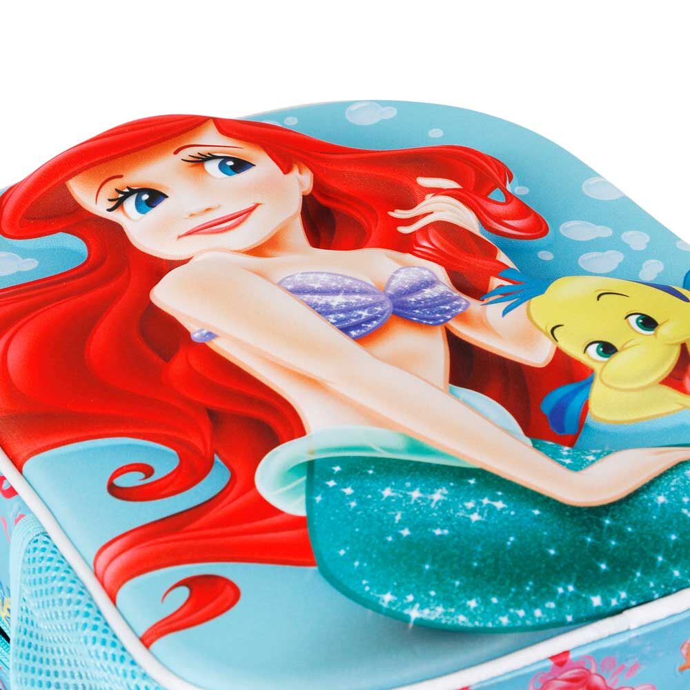 Imagen 3 de Mochila 3D Sea Ariel La Sirenita Disney 31Cm