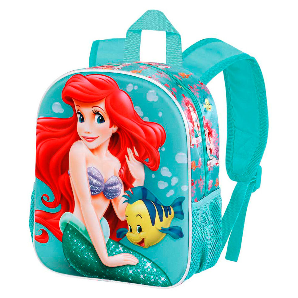 Imagen 5 de Mochila 3D Sea Ariel La Sirenita Disney 31Cm