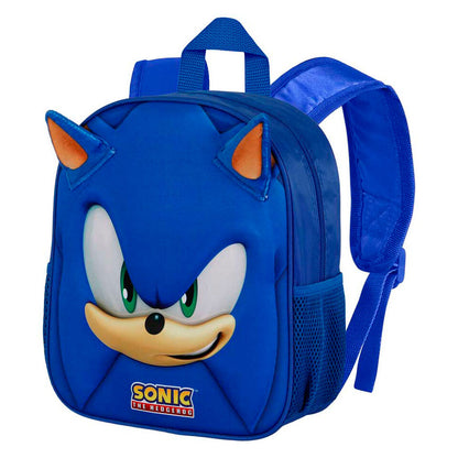 Imagen 3 de Mochila 3D Face Sonic The Hedgehog 31Cm