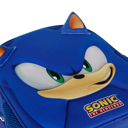 Imagen 5 de Mochila 3D Face Sonic The Hedgehog 31Cm