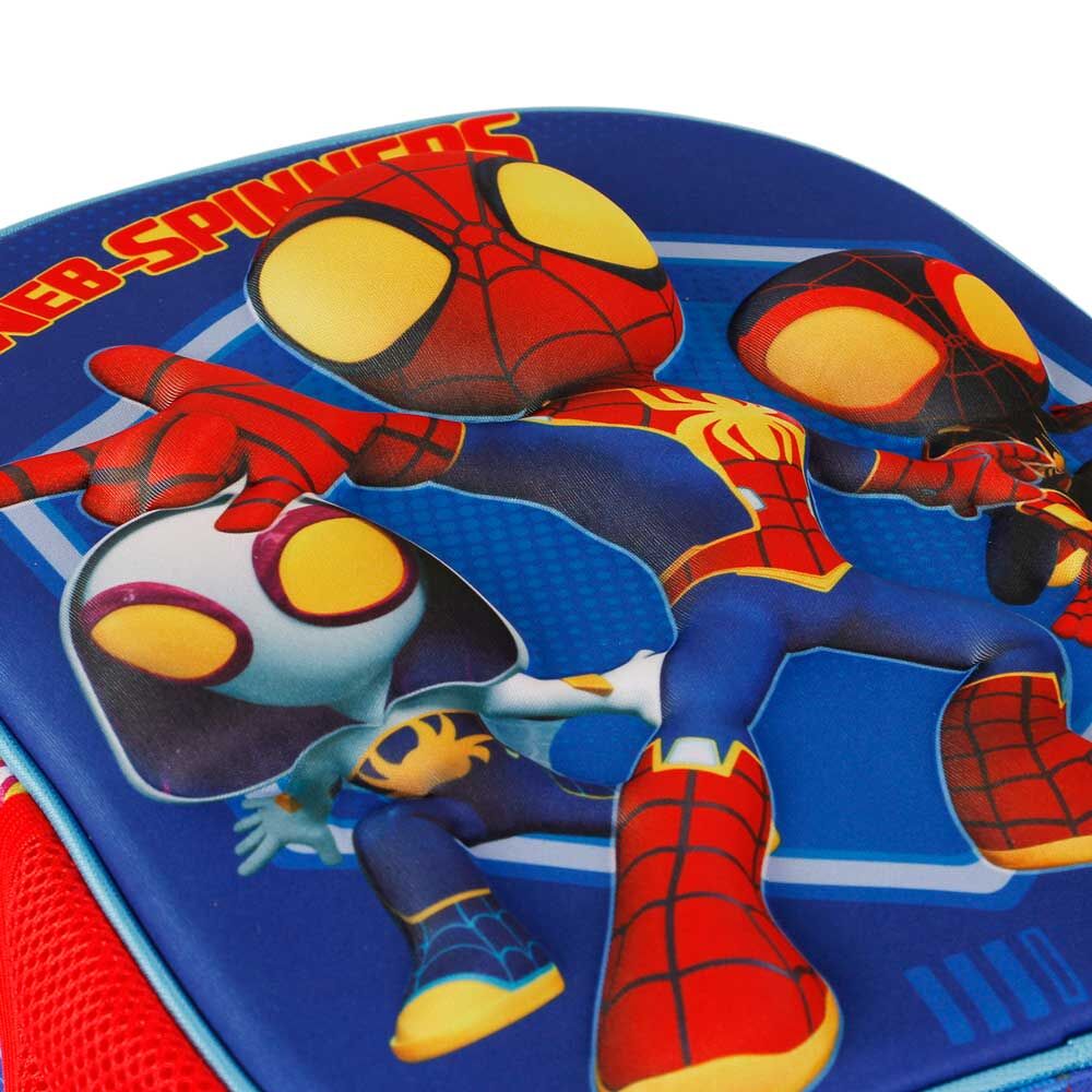 Imagen 4 de Mochila 3D Spinners Spidey Marvel 31Cm