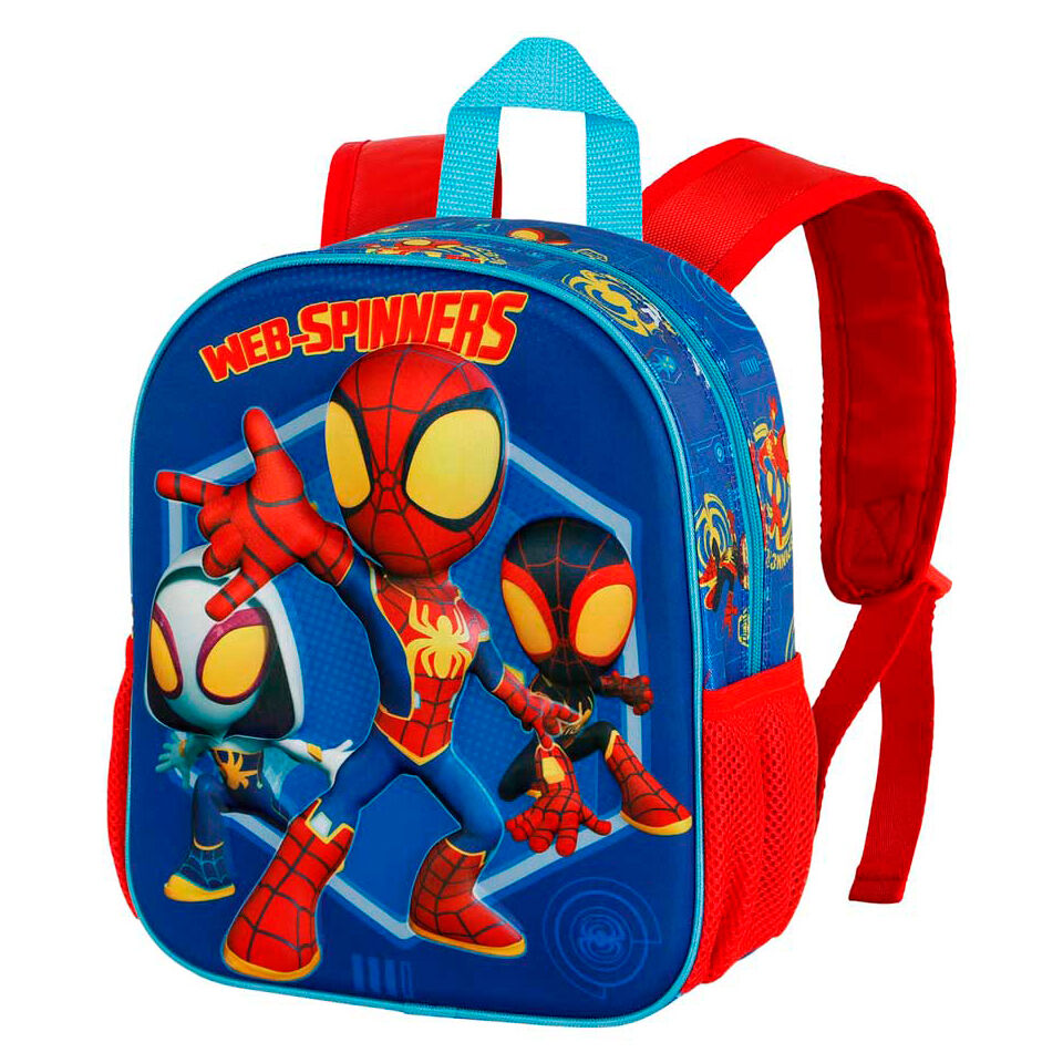 Imagen 2 de Mochila 3D Spinners Spidey Marvel 31Cm