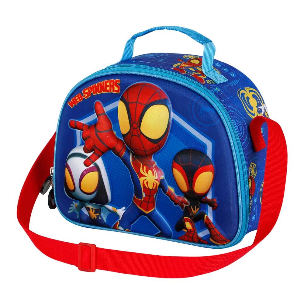 Imagen 2 de Bolsa Portameriendas 3D Spinners Spidey Marvel