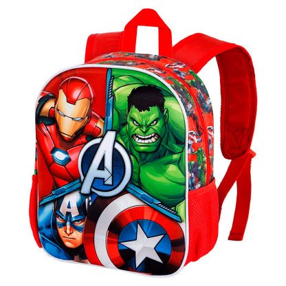 Imagen 2 de Mochila 3D Massive Los Vengadores Avengers Marvel 31Cm