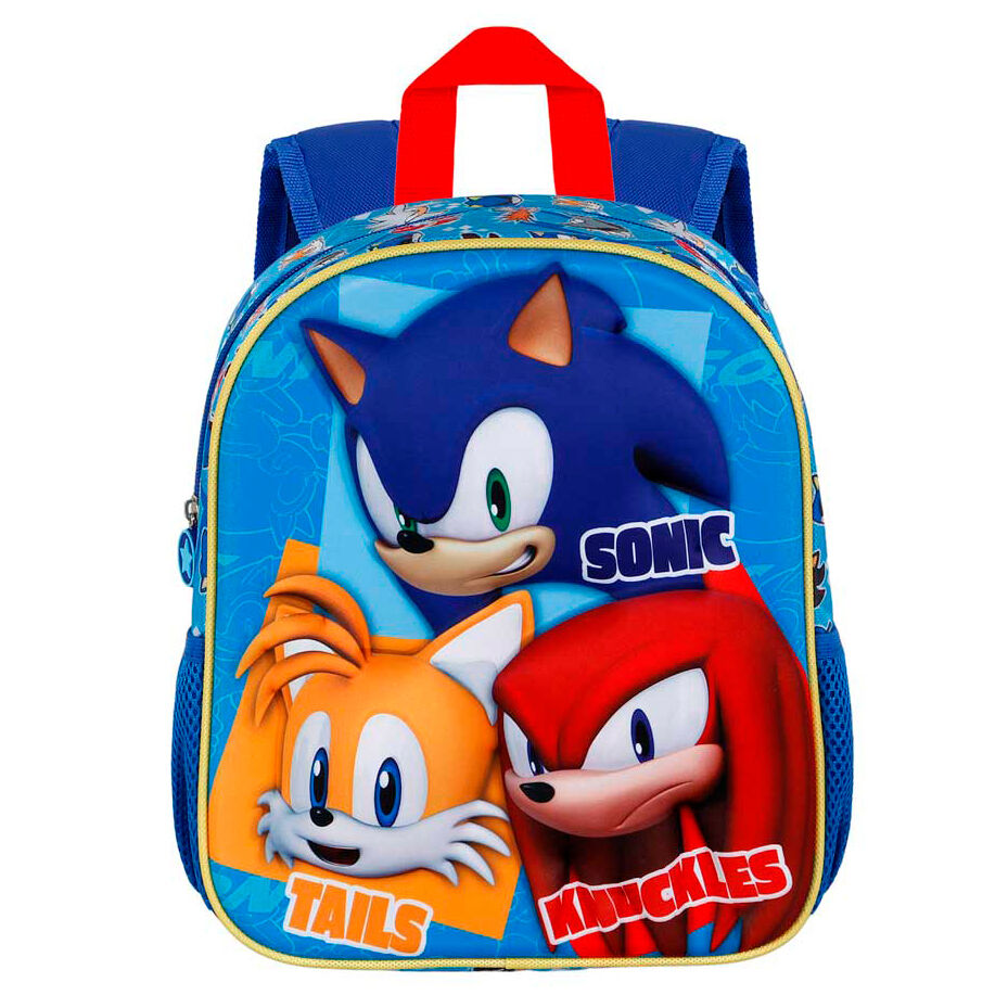 Imagen 1 de Mochila 3D Trio Sonic The Hedgehog 31Cm