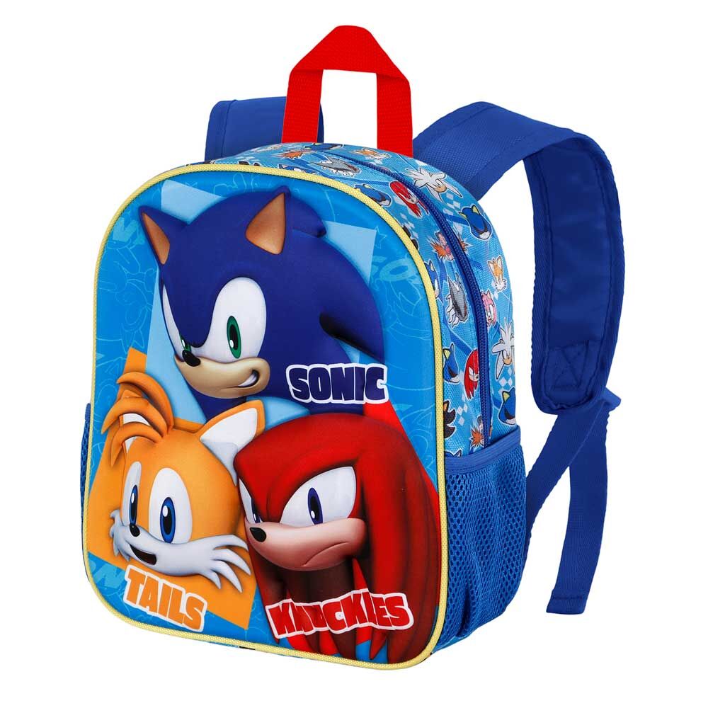 Imagen 2 de Mochila 3D Trio Sonic The Hedgehog 31Cm