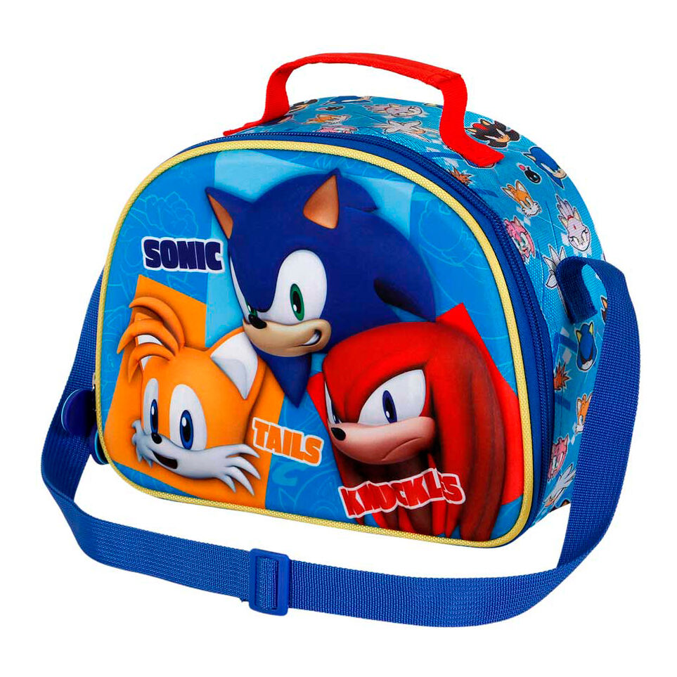 Imagen 4 de Bolsa Portameriendas 3D Trio Sonic The Hedgehog