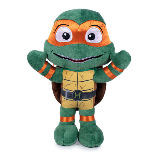 Imagen 1 de Peluche Michelangelo Mutant Mayhem Tortugas Ninja 21Cm