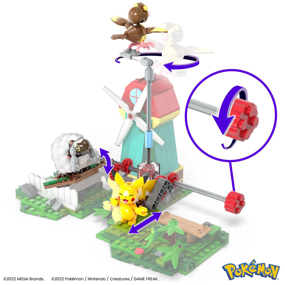 Imagen 4 - Mega Construx Ciudad Del Viento Pokemon