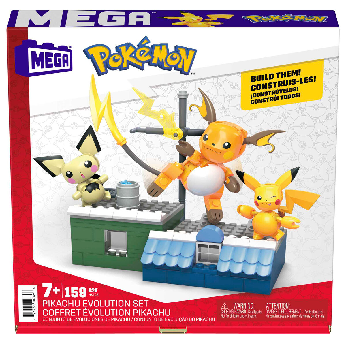 Imagen 2 de Mega Construx Evolucion Pikachu Pokemon