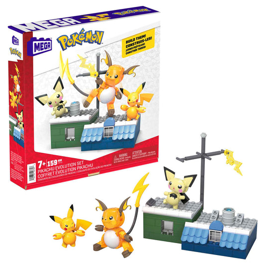 Imagen 1 de Mega Construx Evolucion Pikachu Pokemon