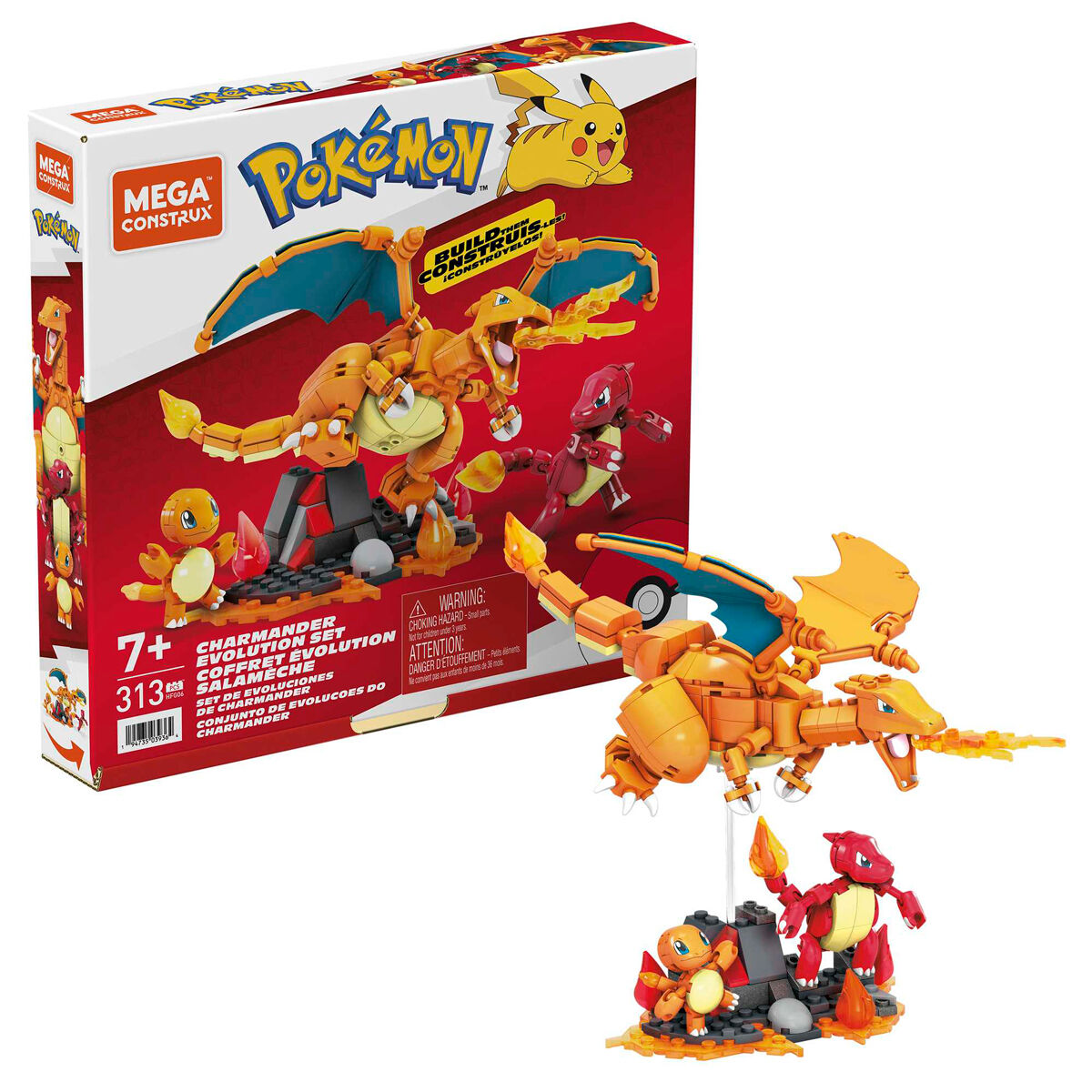 Imagen 1 de Mega Construx Evolucion Charmander Pokemon