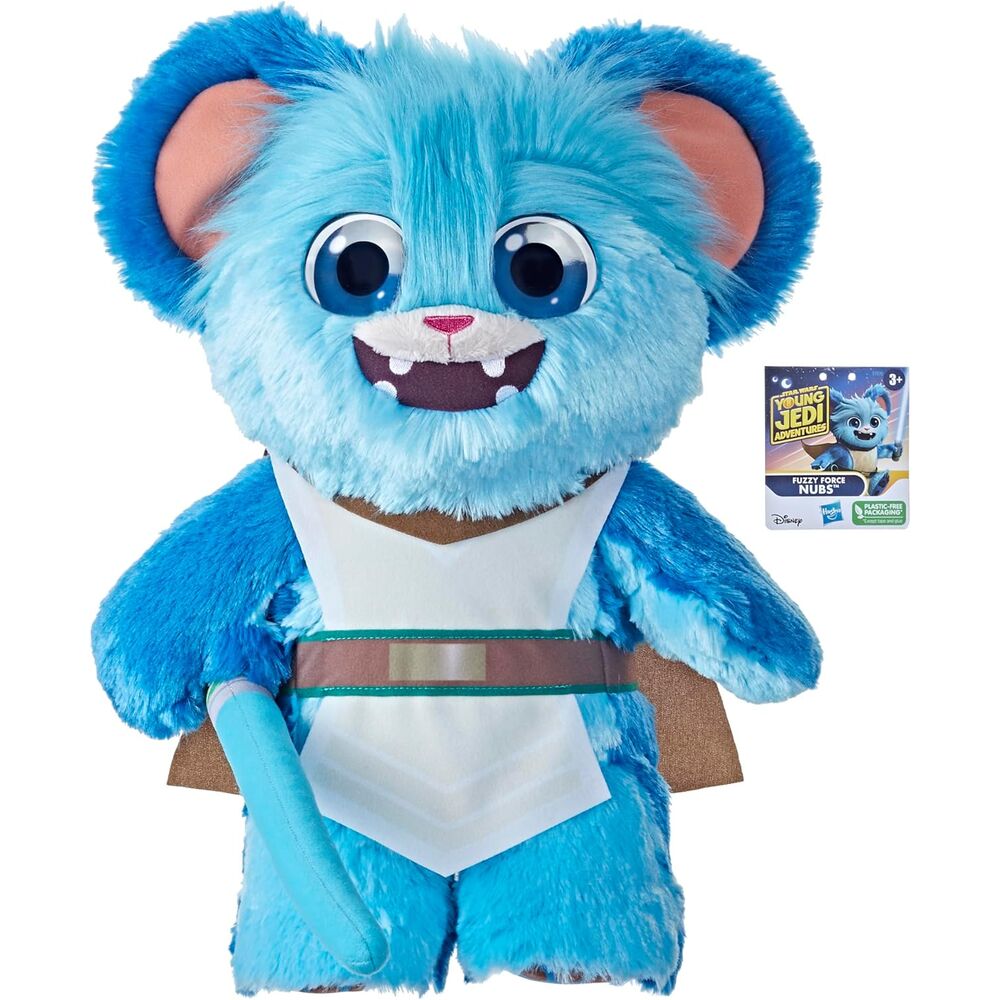 Imagen 2 de Peluche Nubs Young Yedi Adventures Star Wars 41Cm