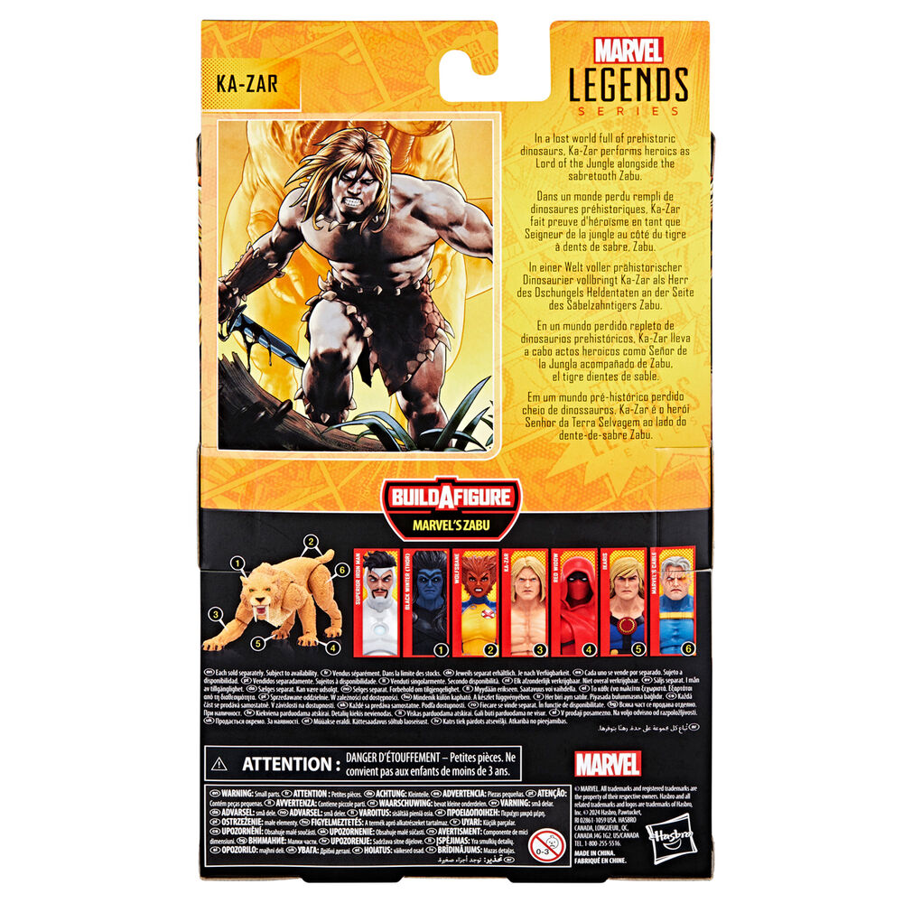 Imagen 10 de Figura Ka-Zar Marvel Legends Series 15Cm