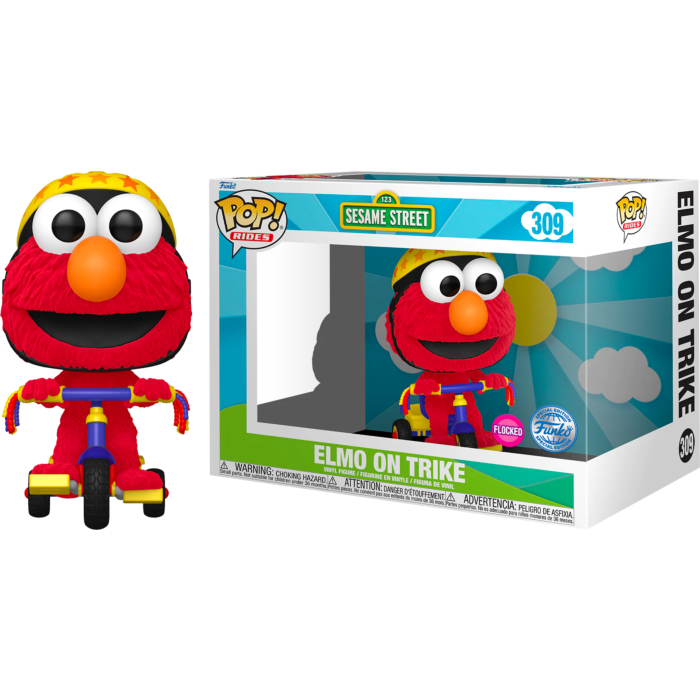 Imagen 1 de Figura Pop Rider Barrio Sesamo Elmo On Trike Exclusive