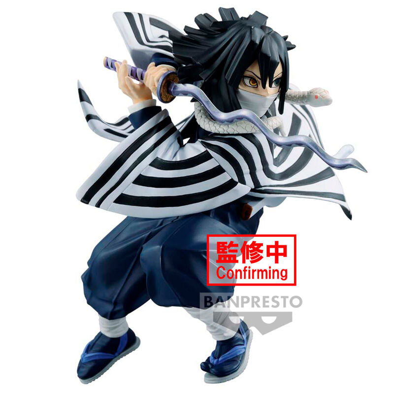 Imagen 1 - Figura Obanai Iguro Vibration Stars Demon Slayer Kimetsu No Yaiba 11Cm