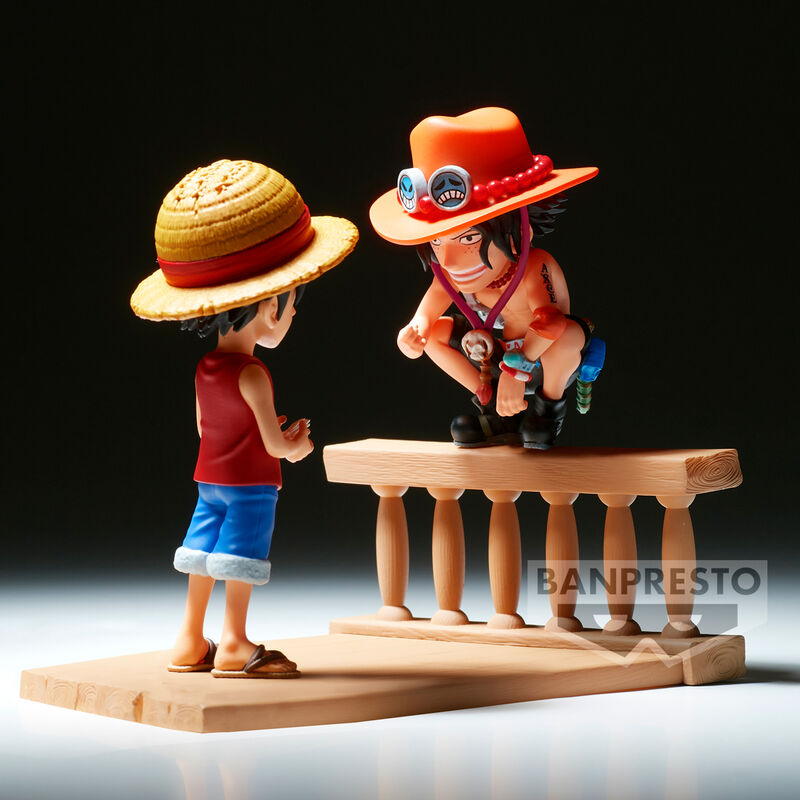 Imagen 5 de Figura Monkey D Luffy & Portgas D Ace World Collectable Log Stories One Piece 8Cm