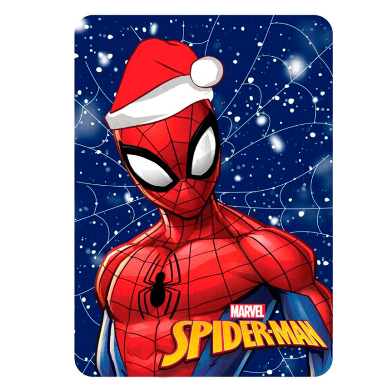 Imagen 1 de Manta Polar Navidad Spiderman Marvel