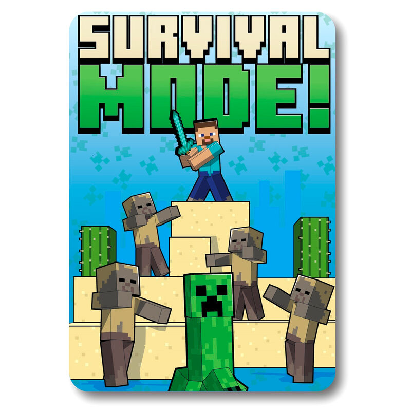 Imagen de Manta Polar Minecraft parte de nuestra colección en Espadas y más, sitio oficial.