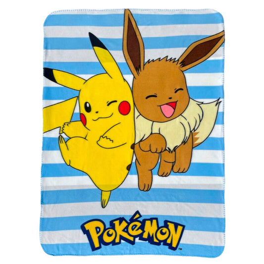 Imagen 1 de Manta Polar Pikachu &#38; Eevee Pokemon