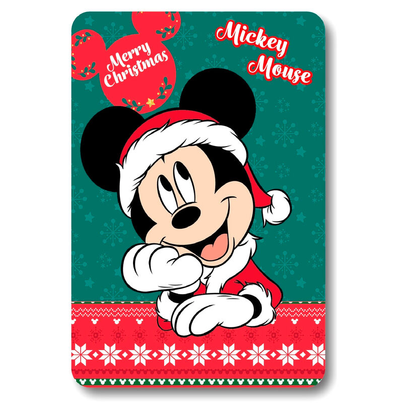 Imagen 1 de Manta Polar Navidad Mickey Disney