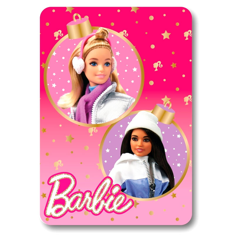 Imagen 1 de Manta Polar Navidad Barbie