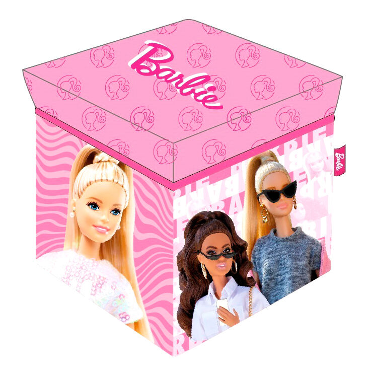 Imagen 1 de Cubo Almacenaje Barbie