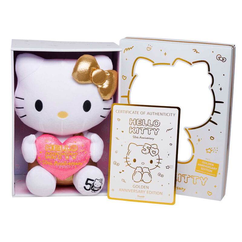 Imagen 1 de Peluche 50Th Anniversario Hello Kitty 30Cm