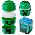 Imagen de Fiambrera Creeper Minecraft Triple parte de nuestra colección en Espadas y más, sitio oficial.