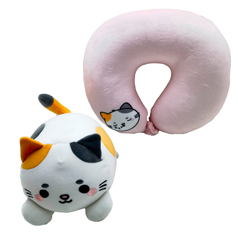 Imagen 1 de Almohada Viaje + Peluche Swapseazzz Gato Adoramals