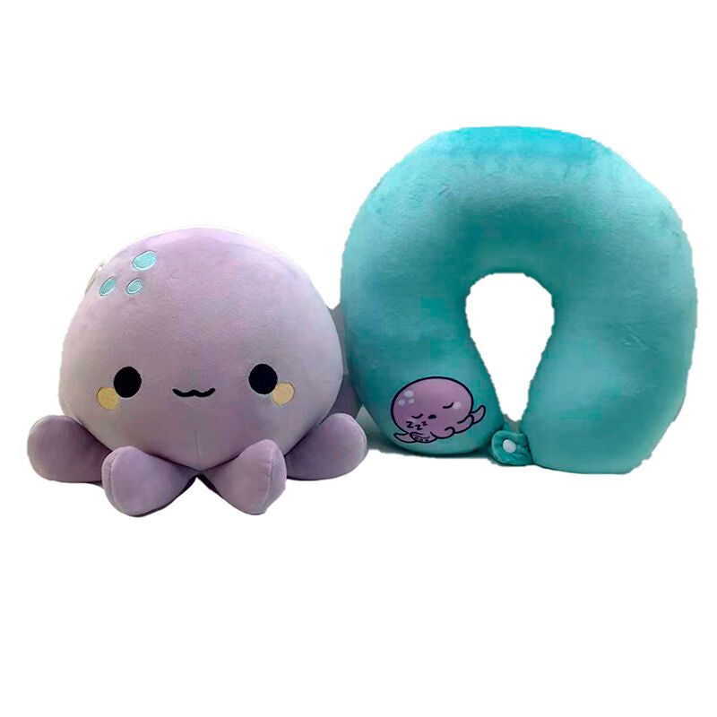 Imagen 1 de Almohada Viaje + Peluche Swapseazzz Pulpo Adoramals