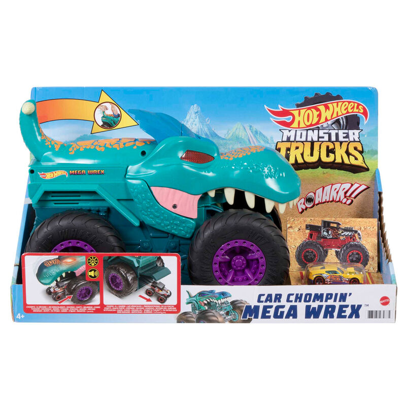 Imagen 1 - Vehiculo Mastica Coches Monster Trucks Hot Wheels