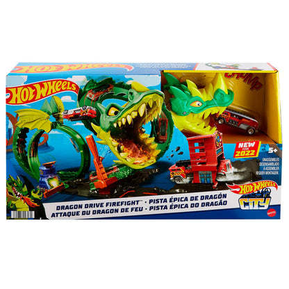 Imagen 1 de Pista Dragon Drive Firefight City Hot Wheels