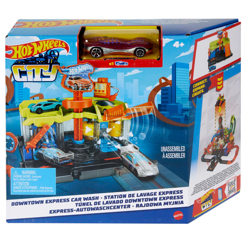 Imagen 1 de Tunel Lavado Downtown Express City Hot Wheels