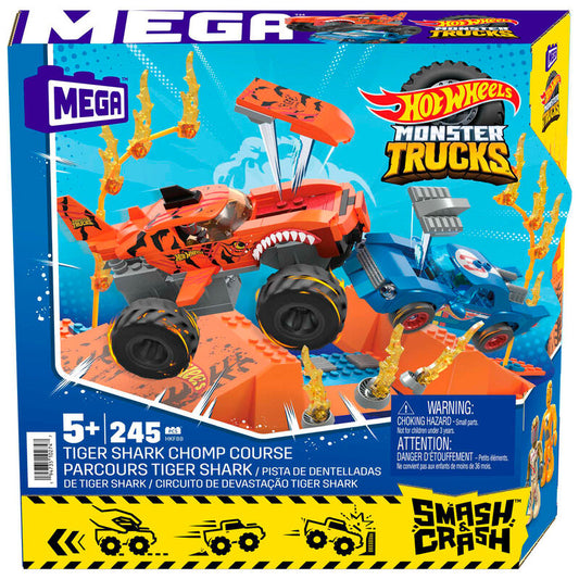 Imagen 1 de Mega Construx Pista Tiger Shark Monster Trucks Hot Wheels