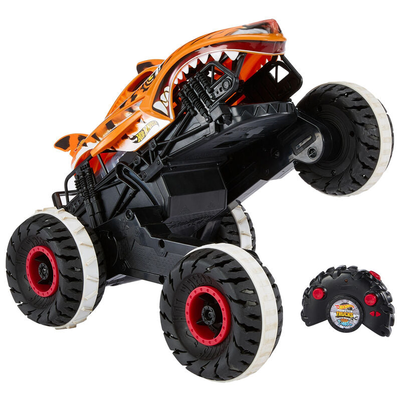 Imagen 2 de Coche Radio Control Tiger-Shark Monster Trucks Hot Wheels