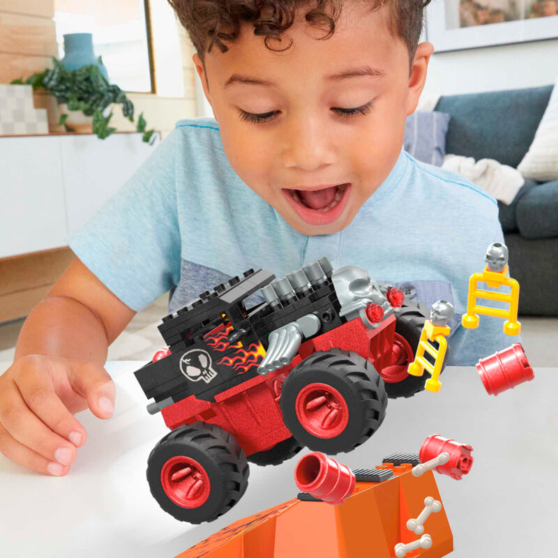 Imagen 3 de Mega Construx Pista Bone Shaker Monster Trucks Hot Wheels