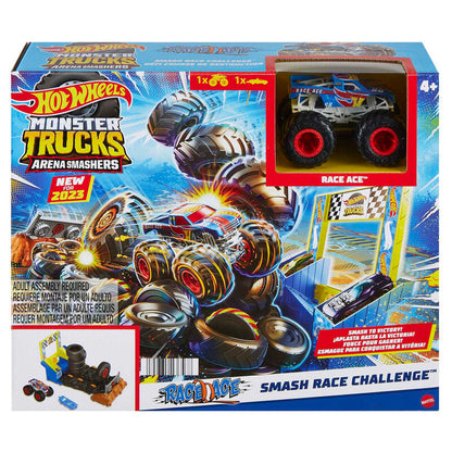 Imagen 3 de Pista Reto De Destruccion Arena Smashers Monster Trucks Hot Wheels Surtido