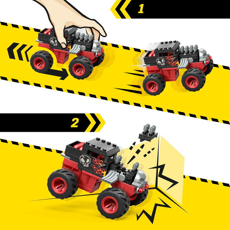 Imagen 6 de Mega Construx Pista Bone Shaker Monster Trucks Hot Wheels
