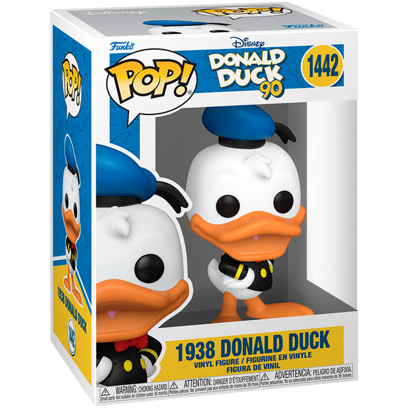 Imagen 1 de Figura Pop Disney 90Th Anniversary Pato Donald 1938