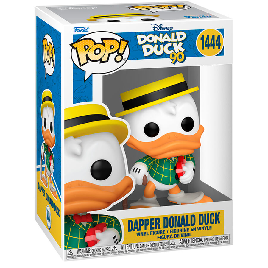 Imagen 2 de Figura Pop Disney 90Th Anniversary Dappper Donald Duck